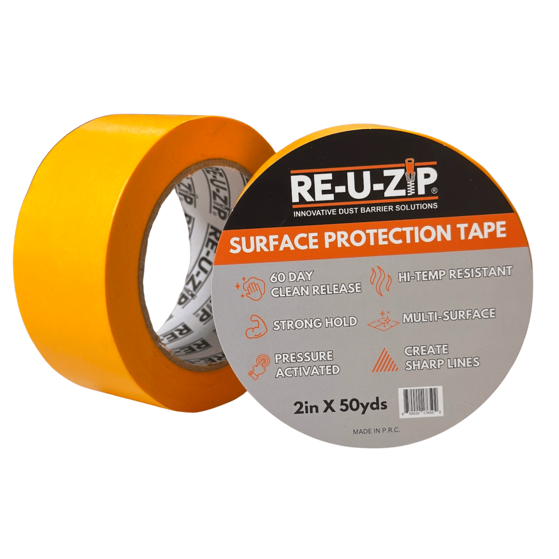 RE-U-ZIP® INNOVATIVE DUST BARRIER SOLUTIONS RE-U-ZIP® SURFACE PROTECTION TAPE
