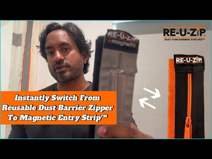 RE-U-ZIP® MAGNETIC ENTRY STRIP™ | STARTER KIT + DUST BARRIER ZIPPER | PRO BUNDLE