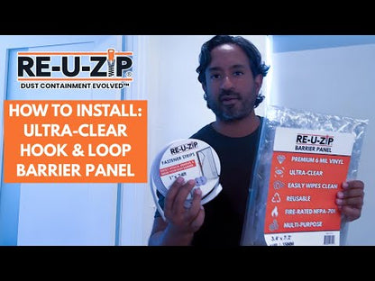 RE-U-ZIP® ULTRA-CLEAR HOOK & LOOP BARRIER KIT