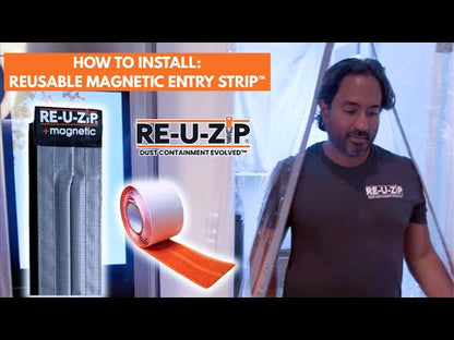 RE-U-ZIP® SELF-CLOSING MAGNETIC ENTRY STRIP™