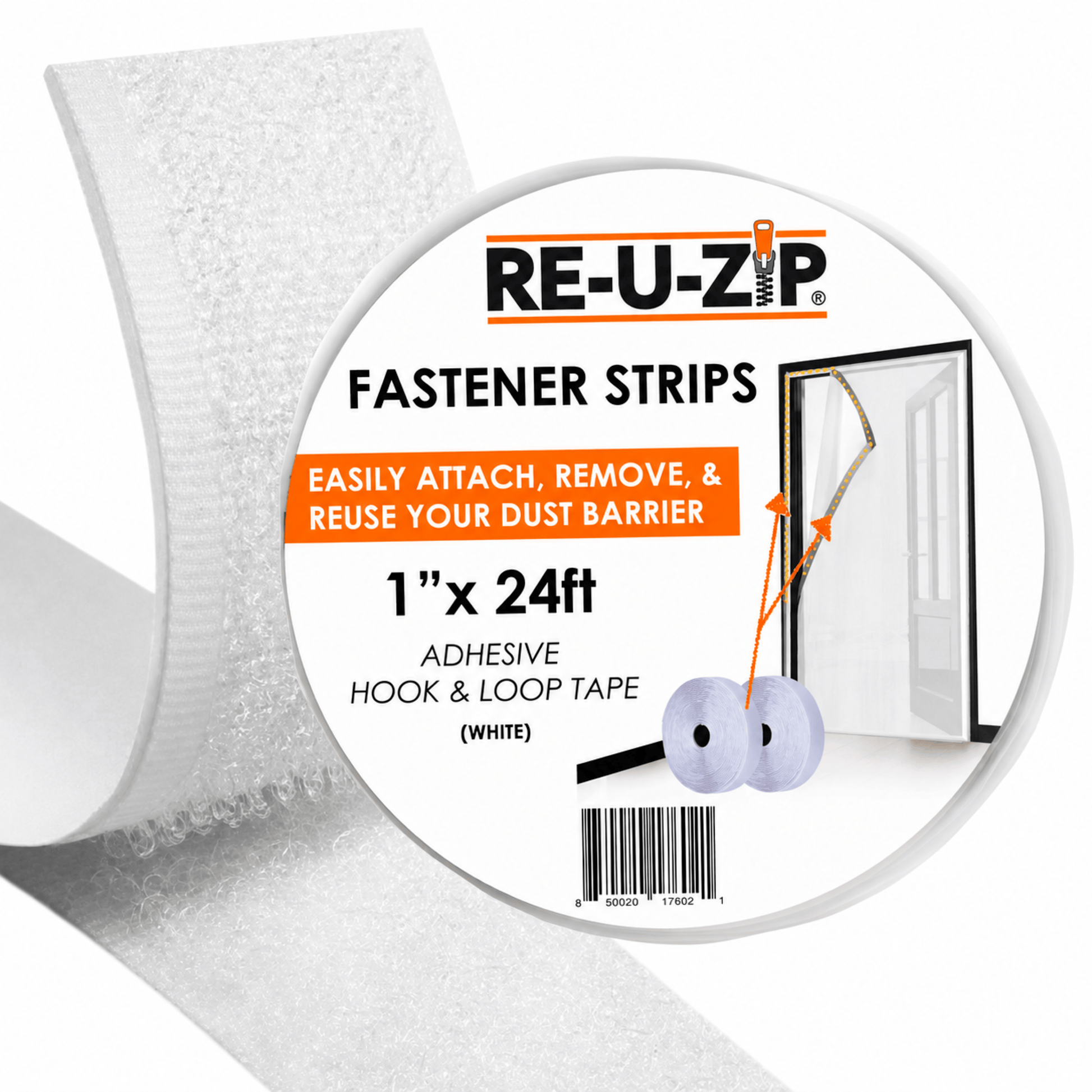 RE-U-ZIP® | DUST CONTAINMENT EVOLVED™ Construction RE-U-ZIP® Hook & Loop Faster Strips