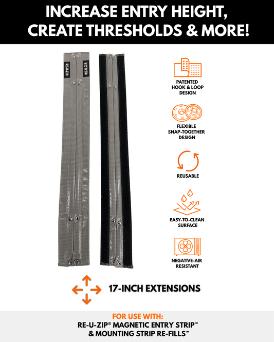 RE-U-ZIP® | DUST CONTAINMENT EVOLVED™ RE-U-ZIP® Magnetic Extensions™