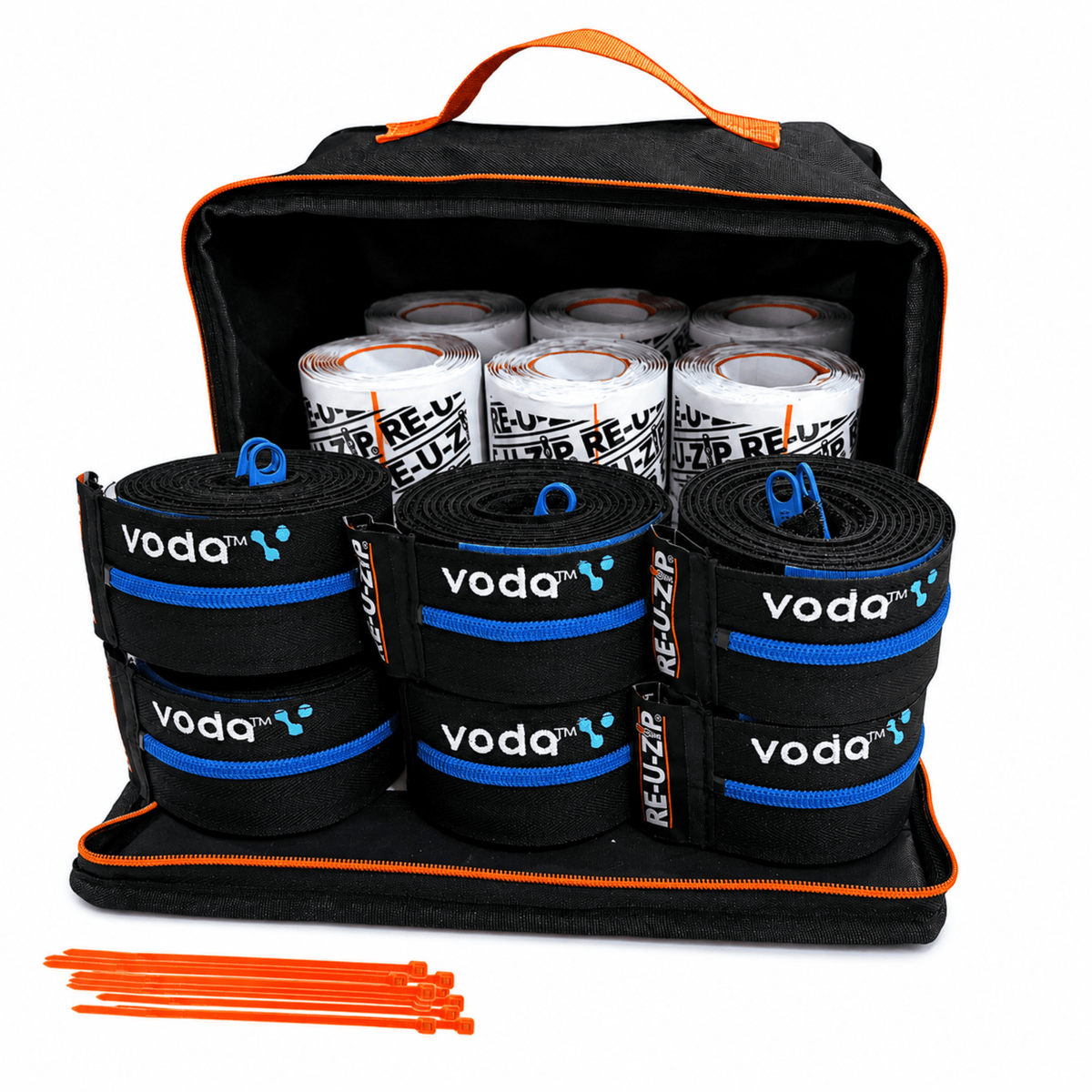 RE-U-ZIP® | DUST CONTAINMENT EVOLVED™ Construction RE-U-ZIP® "VODA" REUSABLE DUST BARRIER ZIPPER | PRO BUNDLE RE-U-ZIP® "CUSTOM LOGO" REUSABLE DUST BARRIER ZIPPER | PRO BUNDLE