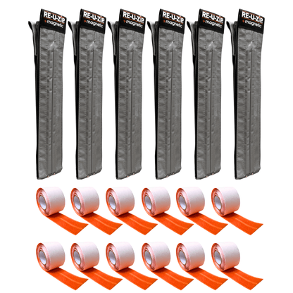 RE-U-ZIP INNOVATIVE DUST BARRIER SOLUTIONS Construction RE-U-ZIP® SELF-CLOSING MAGNETIC ENTRY STRIP™ | PRO BUNDLE