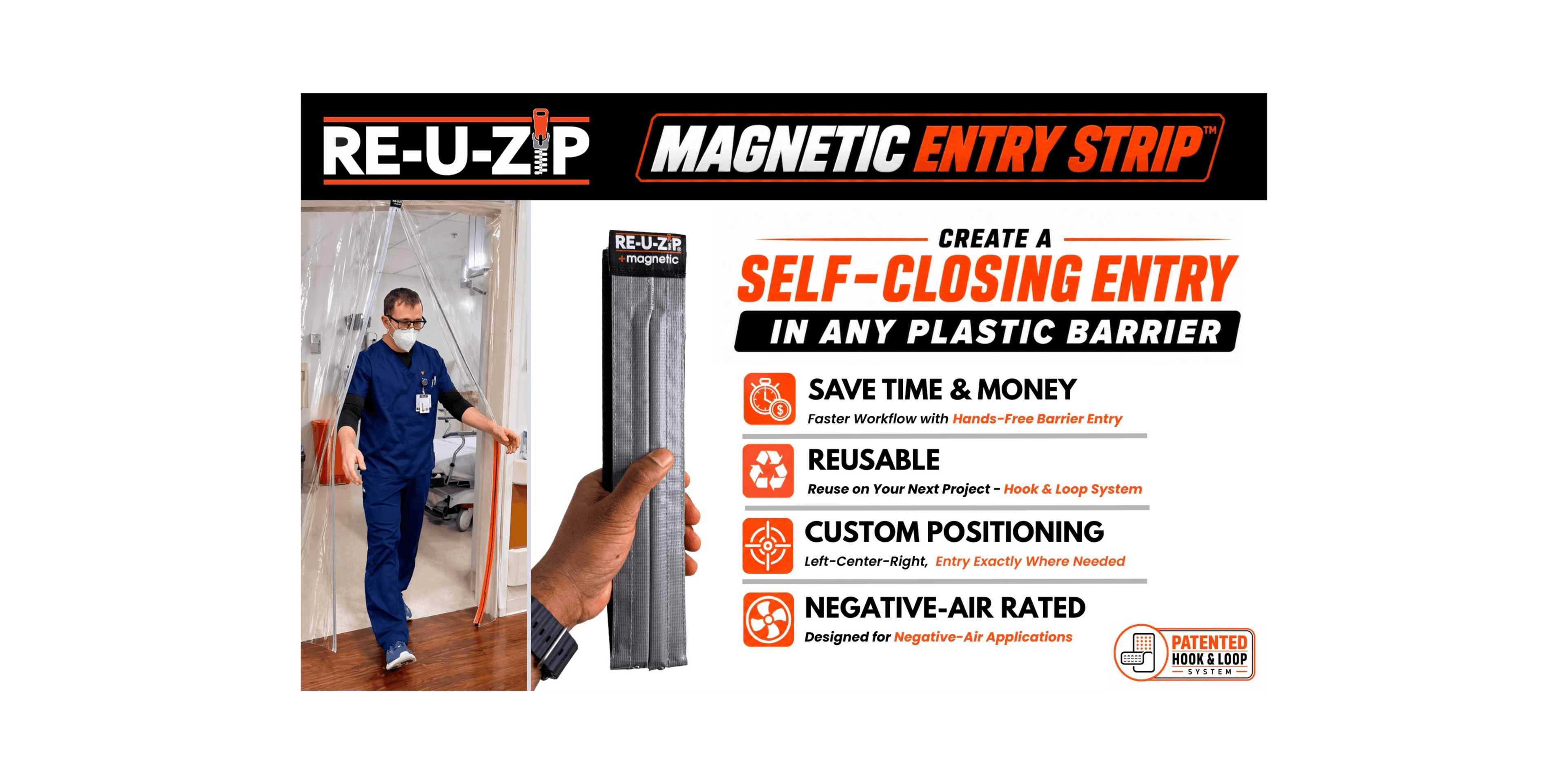 reuzip magnetic entry strip
